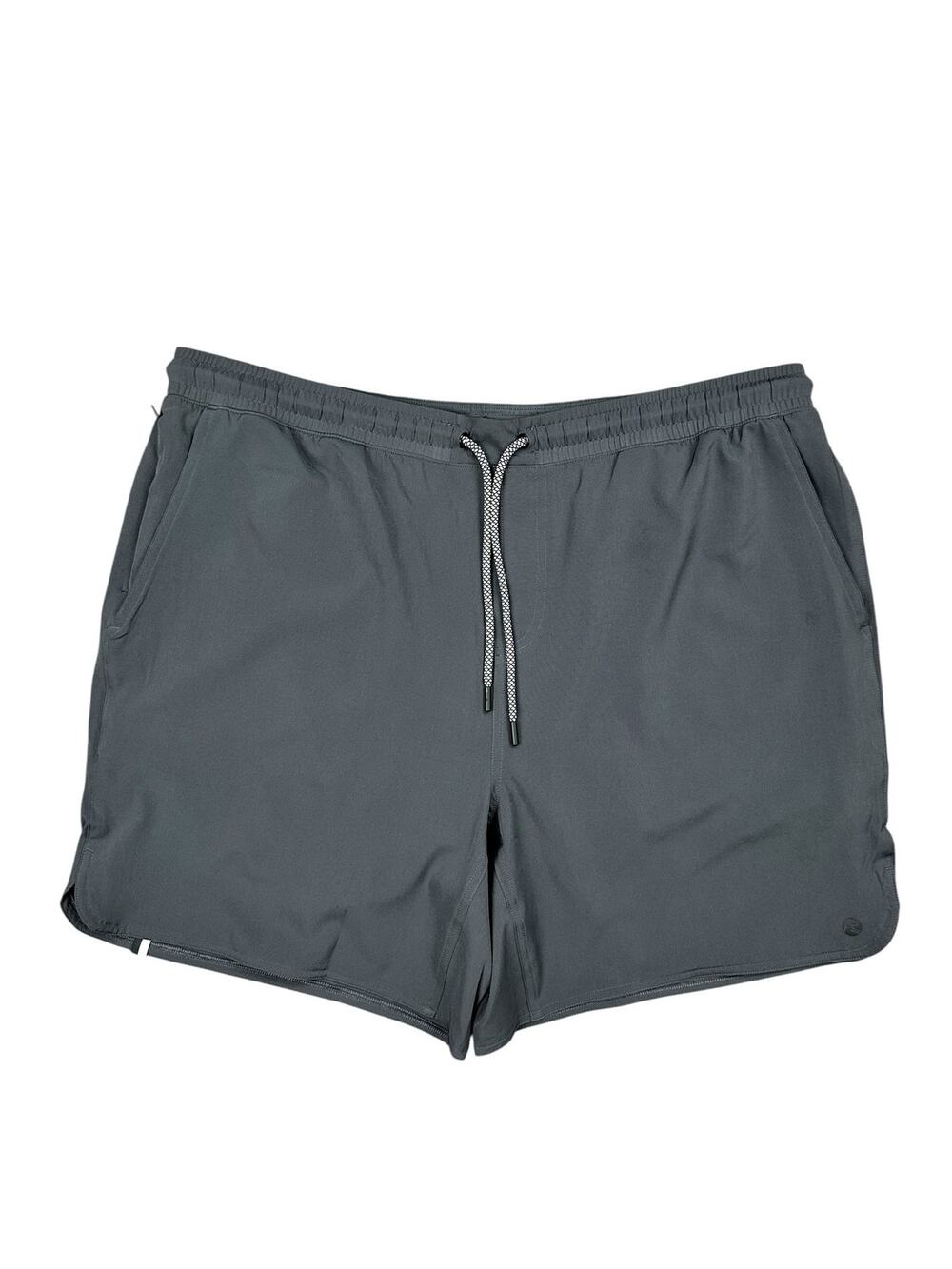 Rhoback The Deadlifts Lined Grit Gym Shorts Graphite Grey NWT — Size 2XL